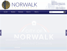 Tablet Screenshot of ci.norwalk.ca.us